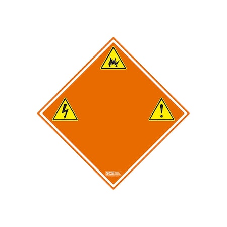 Saginaw Control & Engineering Caution Label with Warning Symbols, 5PK SCE-OCL24